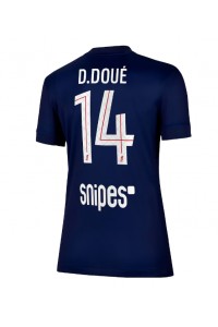 Paris Saint-Germain Desire Doue #14 Jalkapallovaatteet Naisten Kotipaita 2025-26 Lyhythihainen